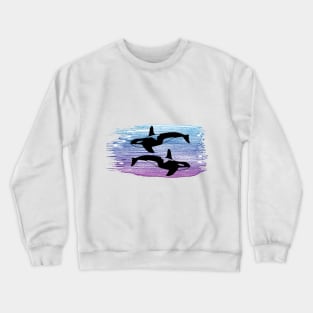 killer whale Crewneck Sweatshirt